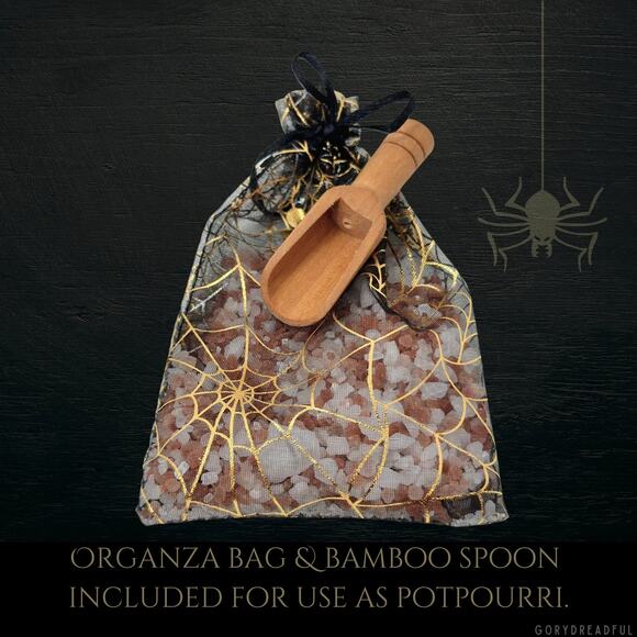 Skeleton Tears Sizzling Room Salt Crystal Potpourri: Pumpkin Pear Cassia Bourbon - Picture 7 of 10